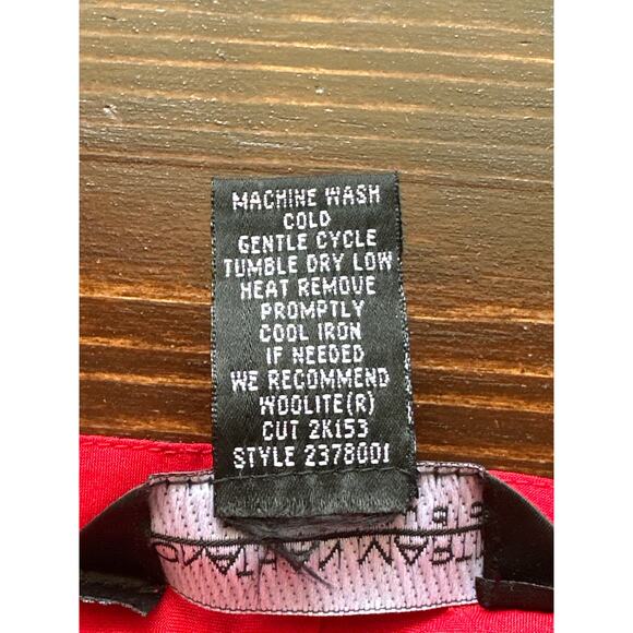 VTG Y2K 2010 Maxi Red Sheer Overlay Dress 12 Ruffle Bust Glam Holiday Party Prom - Picture 10 of 14